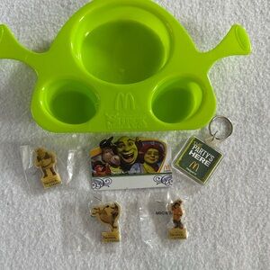McDonald's Shrek Party Set with Green Tray